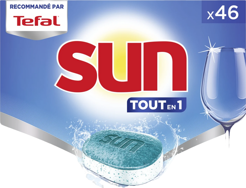 Tablettes lave-vaisselle tout en 1 - 46 capsules