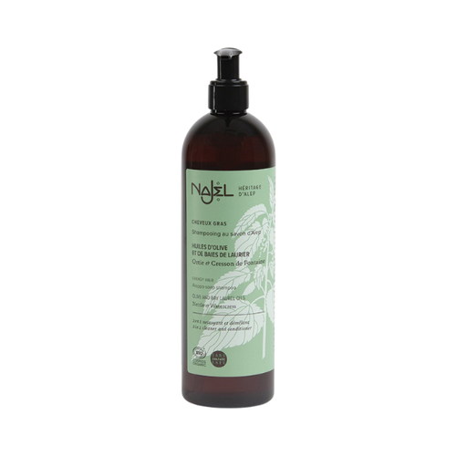 Shampoing au savon d'Alep 2 en 1 - Cheveux gras - 1L