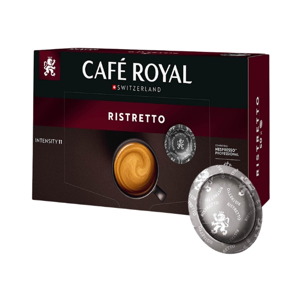 Café Royal - Capsule professionnelle ristretto intensité 11 - 50 capsules compatibles Nespresso pro - 7617014173014