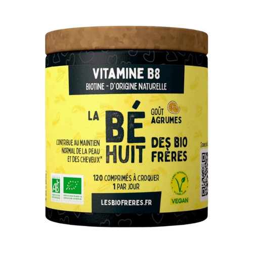 Vitamine B8 goût agrumes bio - 120 comprimés