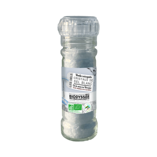 Cristaux de sel blanc des pyrénées bio - 90g