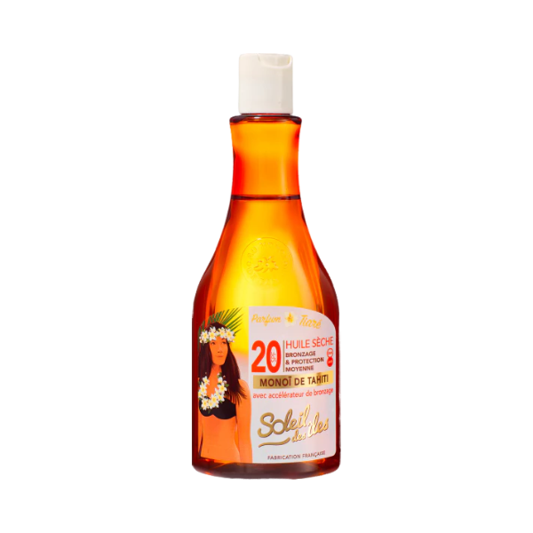 Huile sèche bronzante parfum tiaré SPF20 - 150ml