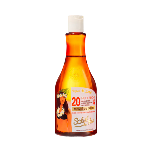Huile sèche bronzante parfum tiaré SPF20 - 150ml