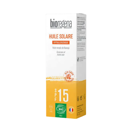 Huile solaire SPF 15 bio - 90ml