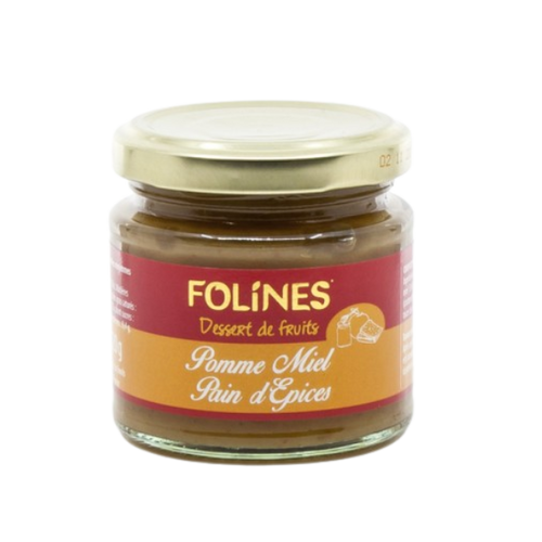 Compote pomme miel et pain d'épices - 120g