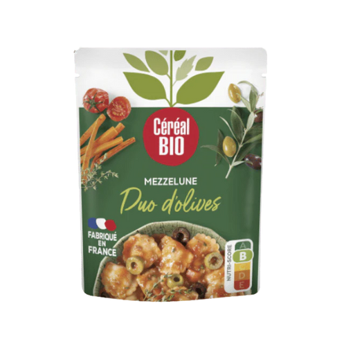 Mezzelune au duo d'olives bio - 280g