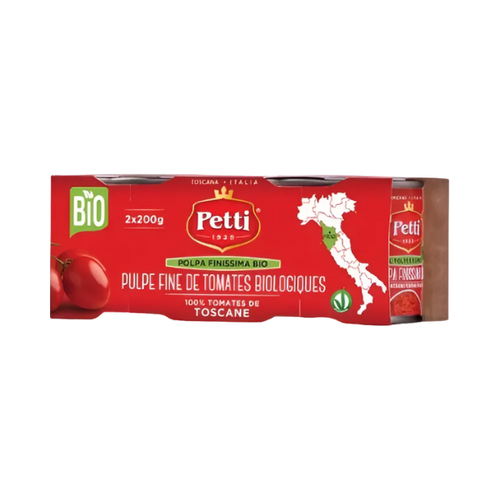 Pulpe fine de tomate bio - 2x200g