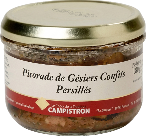 Campistron & Grihon - Picorade de gésiers confits - 180g - 3700744300639