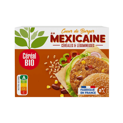 Céréal Bio - Coeur de burger à la mexicaine bio - 160g