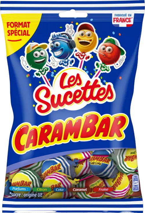 Sucettes 4 parfums - 204g