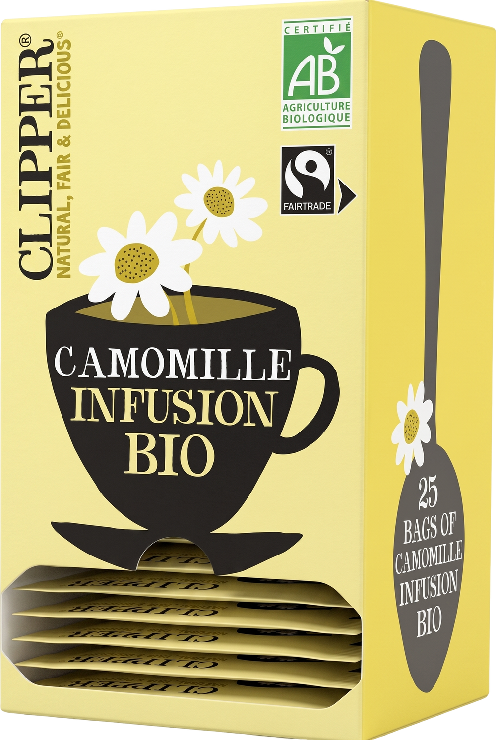 Clipper - Infusion à la camomille bio - 25 sachets  - 5021991943898
