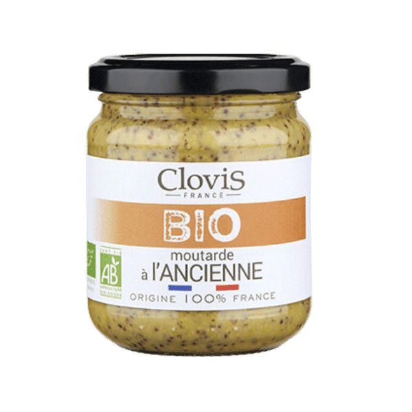 Clovis - Moutarde Ancienne 100% graines françaises bio - 200g