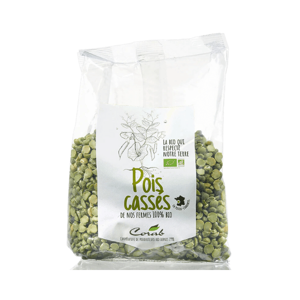 Corab Coopérative - Pois cassés bio - 500g