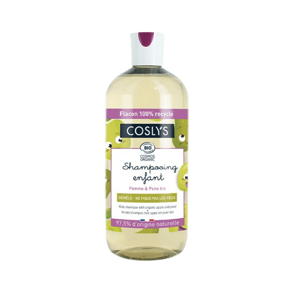 Coslys - Shampoing pour enfant pomme et poire bio - 500ml