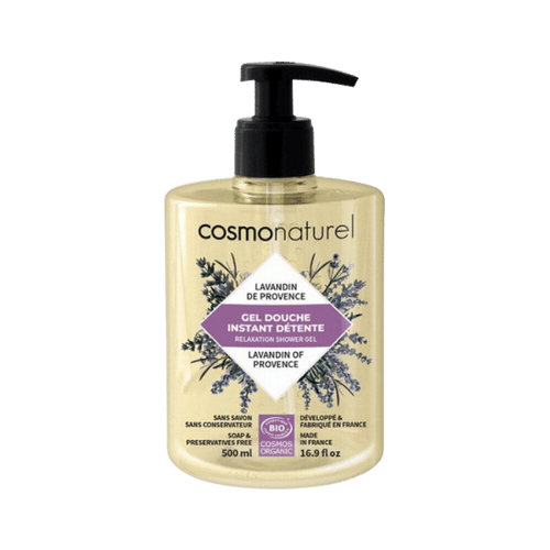 Cosmo Naturel - Gel douche instant détente au lavandin de Provence bio - 500ml