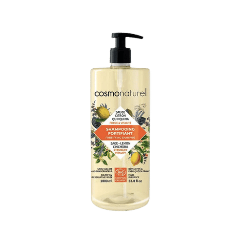 Cosmo Naturel - Shampoing fortifiant à la sauge bio - 1L