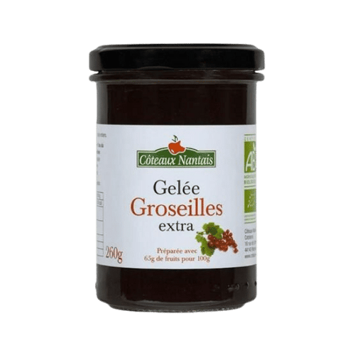 Côteaux Nantais - Gelée extra de groseilles bio - 260g