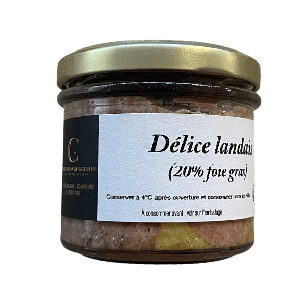 Délice Landais au foie de canard (20% foie gras) - 90g