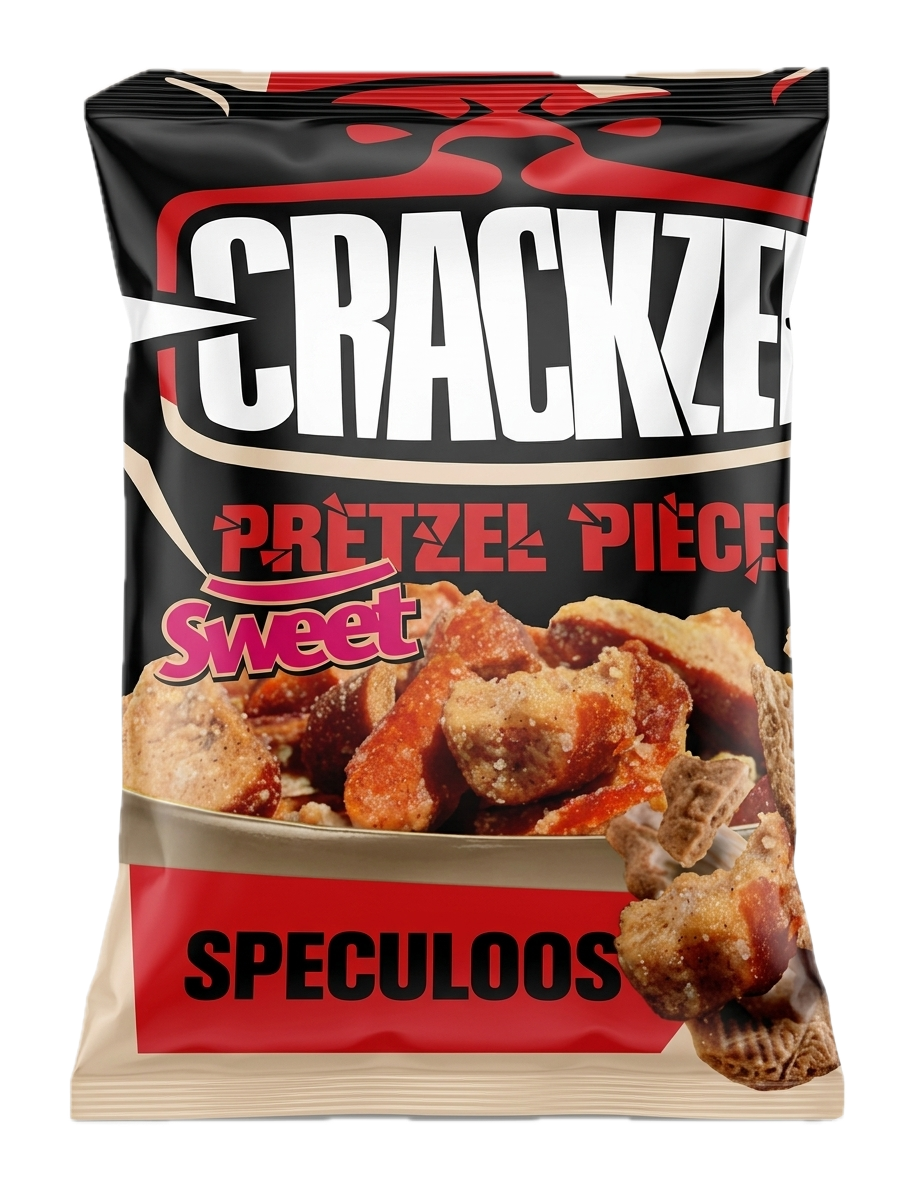 Crackzel - Pretzel pièces saveur speculoos - 85g - 8681042335569