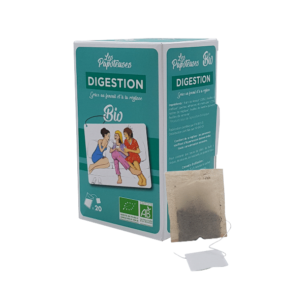Tisanes digestion bio - 20 sachets - Les papoteuses