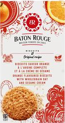 Biscuits saveur orange à l’avoine complète et à la crème de sésame - 160g