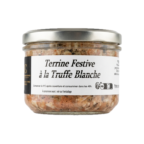 Terrine festive à la truffe blanche - 180g