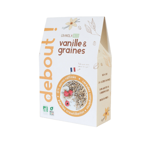 Debout ! - Granola à la vanille et aux graines bio - 300g