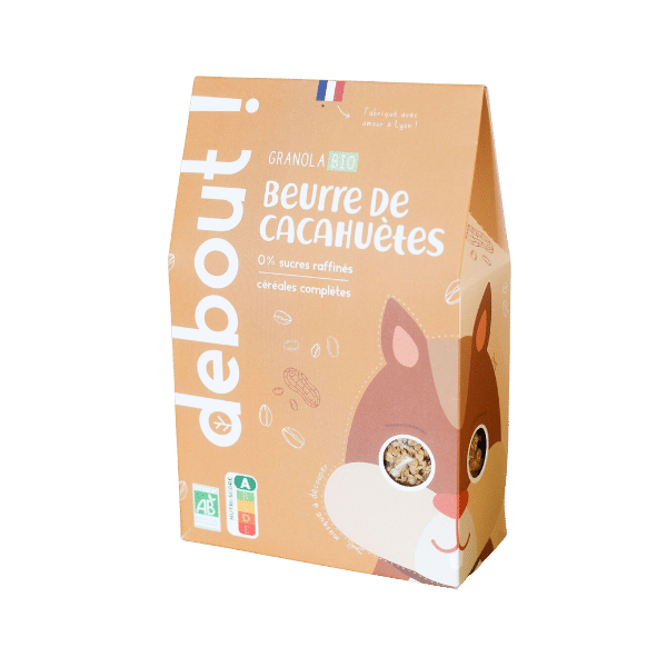 Debout ! - Granola au beurre de cacahuètes bio - 300g