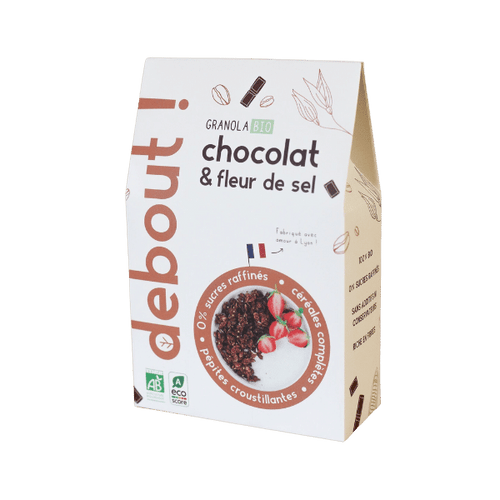 Debout ! - Granola chocolat et fleur de sel bio - 300g