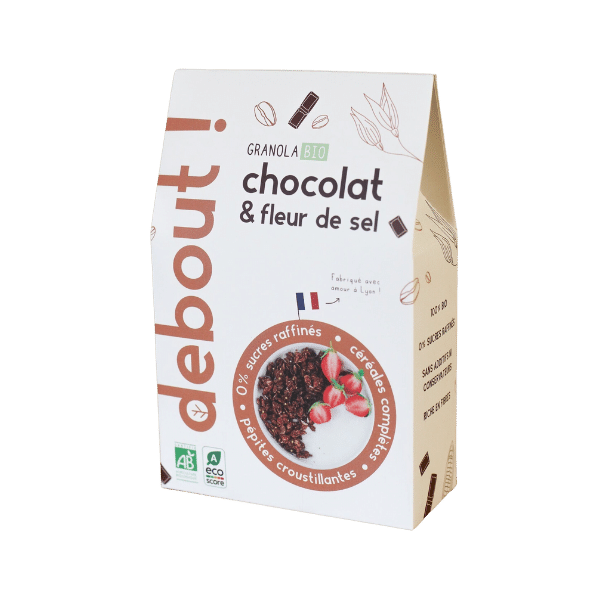 Debout ! - Granola chocolat et fleur de sel bio - 300g