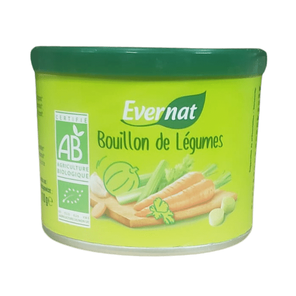 Bouillon de légumes bio - 110g - Evernat
