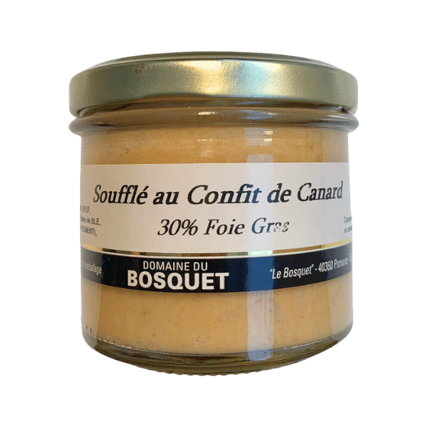 Domaine du Bosquet - Soufflé au confit de canard (30% foie gras) - 80g
