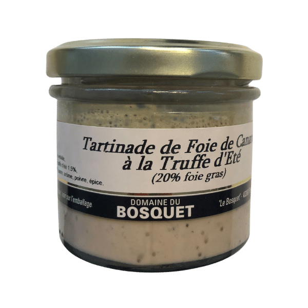 Domaine du Bosquet - Tartinade de foie de canard à la truffe d’été (20% foie gras) - 80g