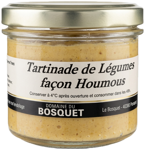 Domaine du Bosquet - Tartinade de légumes façon Houmous (Butternut, Oignon, Sésame) - 80g - 3700744303074