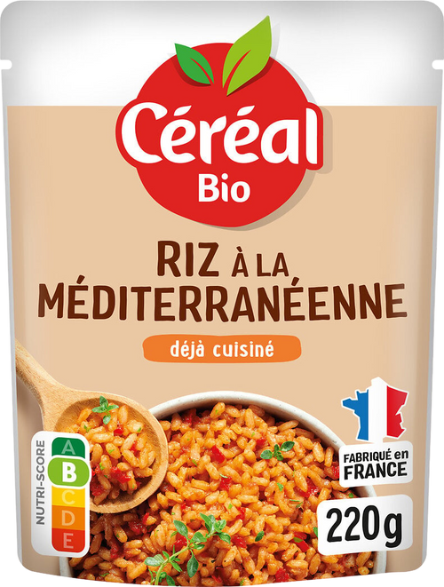 Riz à la méditerranéenne bio - 220g