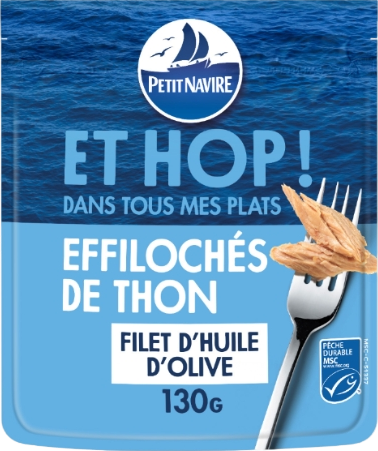 Effilochés de thon à l'huile d'olive - 130g