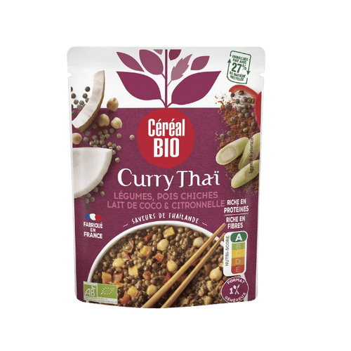 Curry Thaï lentilles et coco bio - 240g