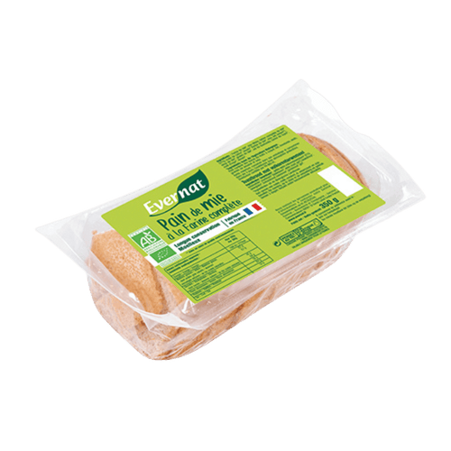 Pain de mie complet longue conservation bio - 350g