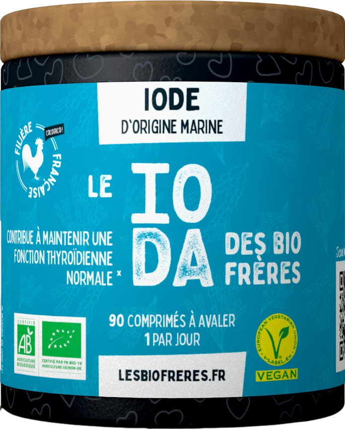 Complément alimentaire en Iode bio - 90 comprimés