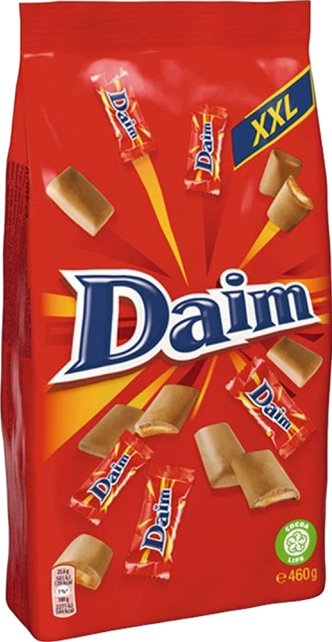 Minis bouchés chocolat au lait et caramel - 460g