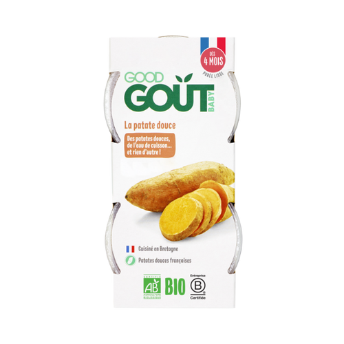 Purée de patates douces bio - 2x120g