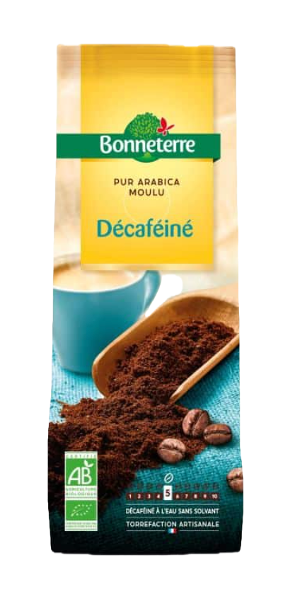 Café moulu décaféiné bio - 250g