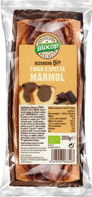 Cake marbré à la farine d'épeautre - 250g