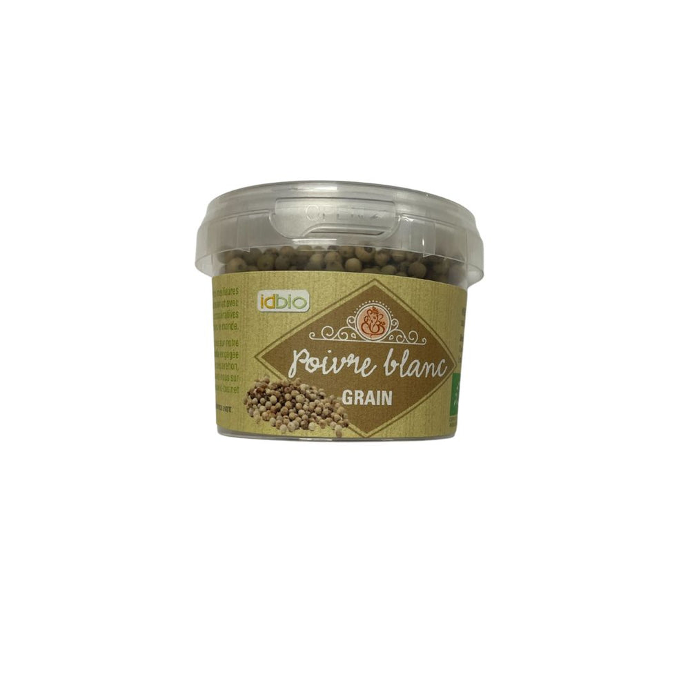 Poivre blanc en grain bio - 40g