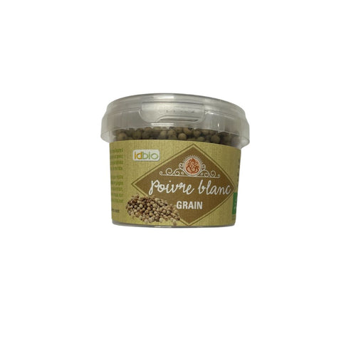 Poivre blanc en grain bio - 40g