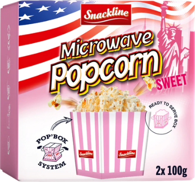 Popcorn sucré - 2x100g
