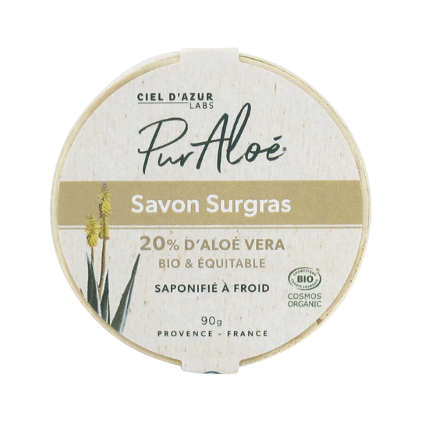 Savon surgras Aloe Vera 20% bio - 90g