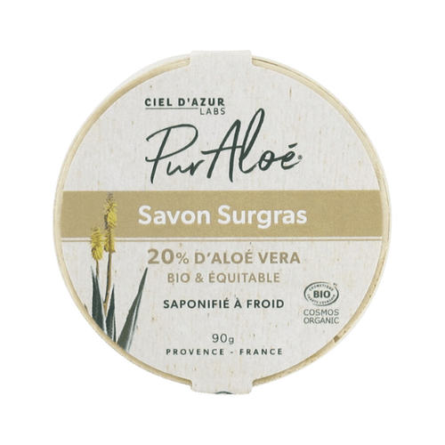 Savon surgras Aloe Vera 20% bio - 90g