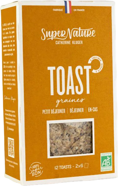 Toasts aux graines bio - 204g