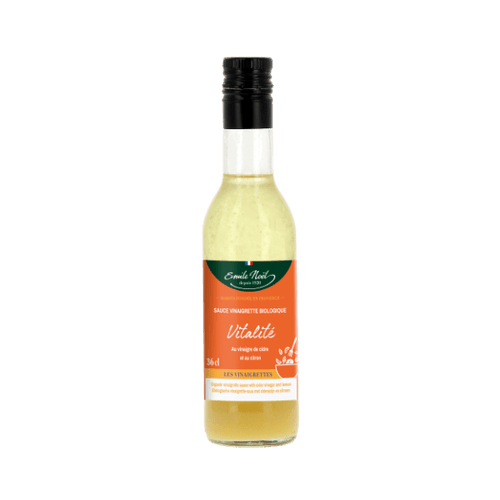 Émile Noël - Vinaigrette au vinaigre de cidre et au citron bio - 36cl